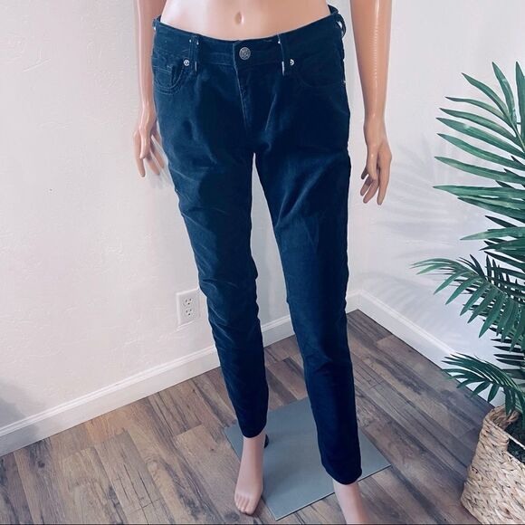 VIGOSS The Jagger Skinny Navy Corduroy Pants Sz 27 - Picture 3 of 16